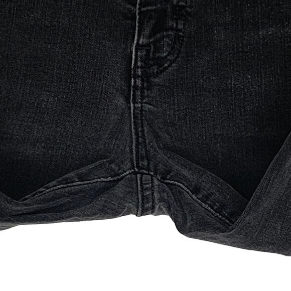 Madewell 9” High Rise Skinny Jeans Black Distressed 5 working Pockets Si… - Picture 6 of 8